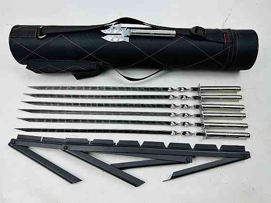 Набір шампурів у тубусі Класик HAPPY DAYS подарунковий набір у чохлі чоловікові Тернопіль