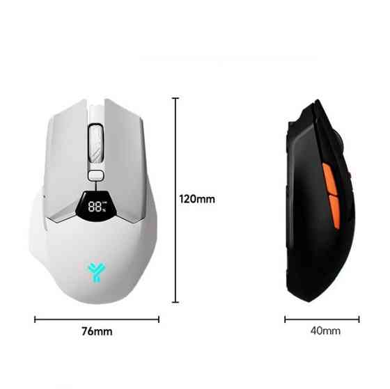 Мишка Бездротова Ігрова SX01 600 мАг Bluetooth DPI для Пк і ноутбуків Біла Коломыя