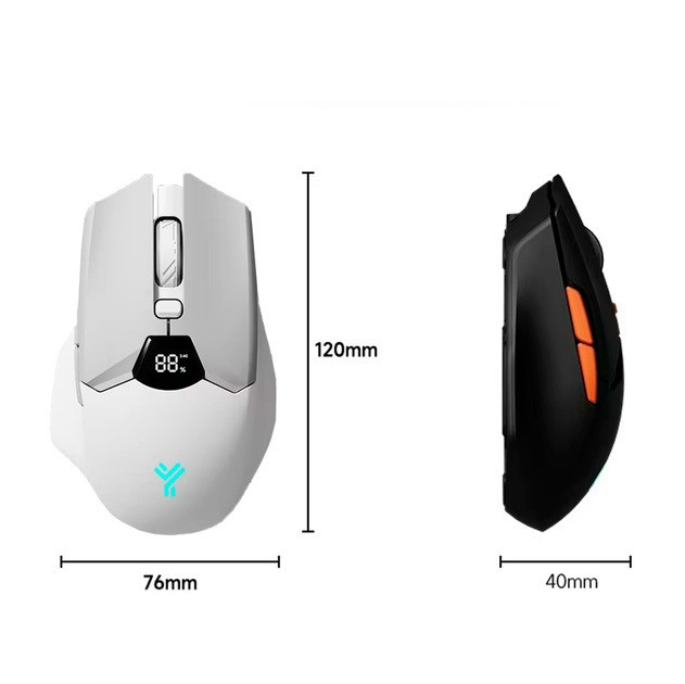 Мишка Бездротова Ігрова SX01 600 мАг Bluetooth DPI для Пк і ноутбуків Біла Коломыя - изображение 3