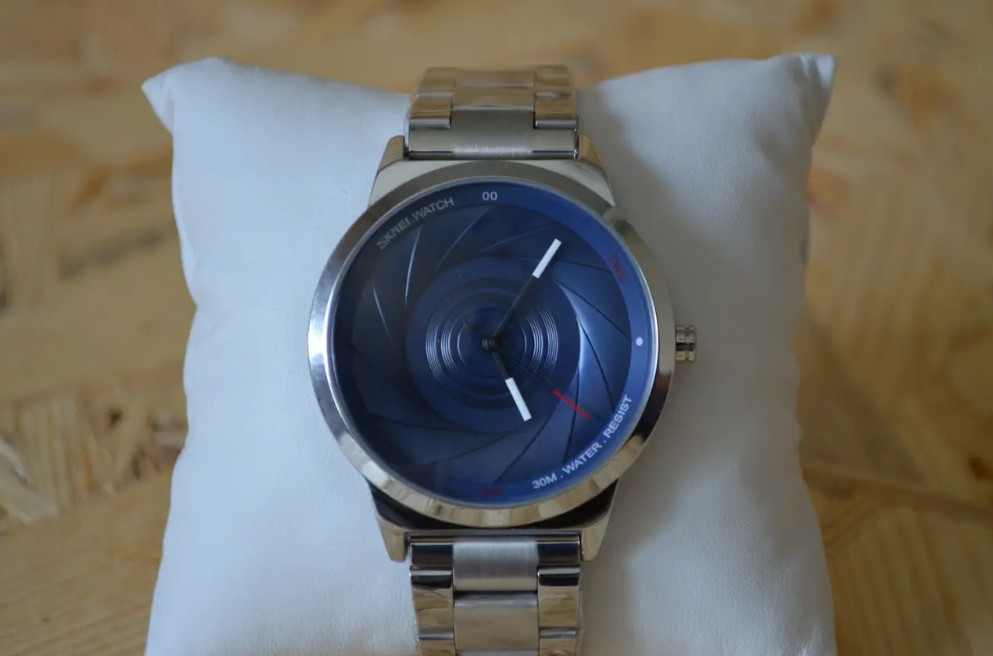 Классические мужские часы Skmei 9210 Серебристый с синим Винница - изображение 8