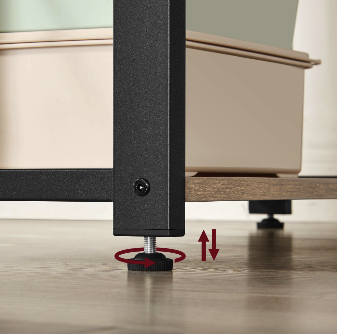 Комп'ютерний стіл Leobert Devoko з боковими полицями у стилі Loft натуральний Киев - изображение 4