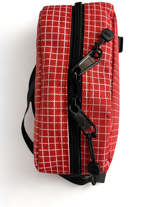 Сумка через плече Stussy 21x17x7 червоний Запоріжжя - фото 4