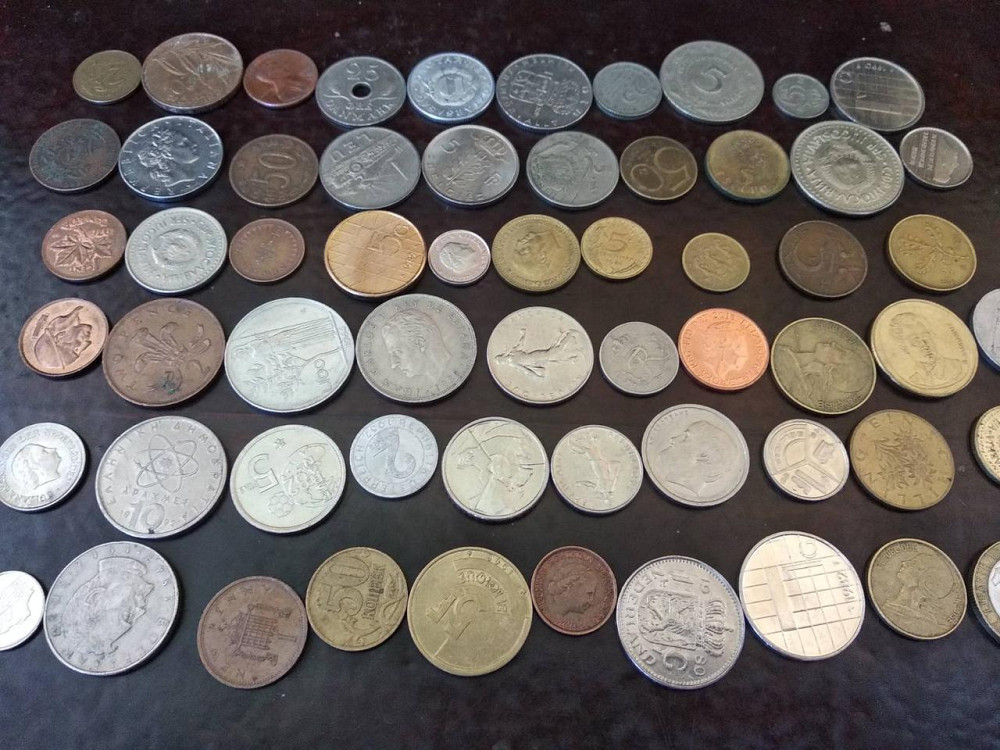 Гора іноземних монет! 60 шт. БЕЗ ПОВТОРУ Полтава - фото 1