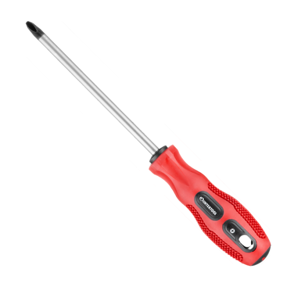 Викрутка хрестова, PZ1×100 мм, Cr-V INTERTOOL VT-3156 Київ