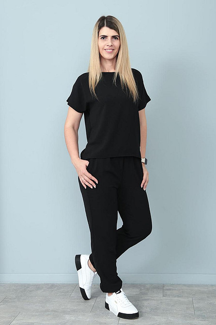 Літній костюм зі штанами на резинці "My day" оптом | Норма і батал Київ - фото 9