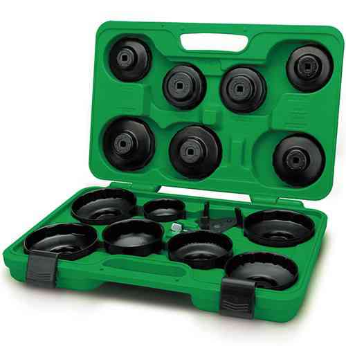 Комплект знімачів масляних фільтрів 16 од. TOPTUL (кришки+краб) JGAI1601 Одеса