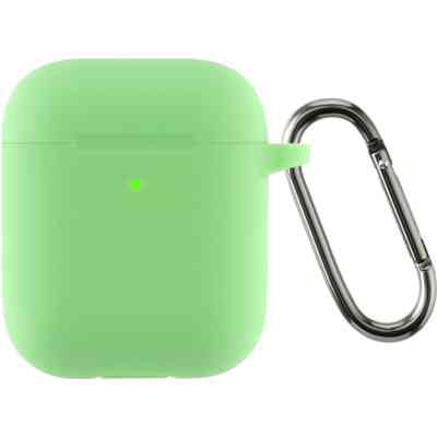 Чохол для навушників Armorstandart Ultrathin Silicone Case With Hook для Apple AirPods 2 Spearmint (ARM59693) Вінниця