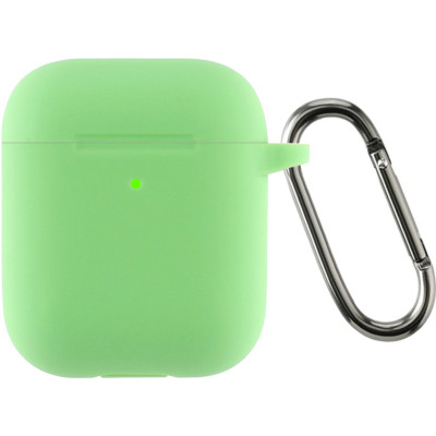 Чохол для навушників Armorstandart Ultrathin Silicone Case With Hook для Apple AirPods 2 Spearmint (ARM59693) Вінниця - фото 1