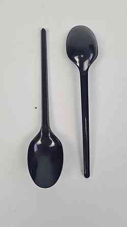 Ложка столова одноразова пластикова 2,2 гр Чорна (100 шт.) (100 шт.) Харків