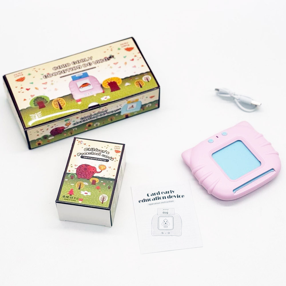 Детский интерактивный планшет для изучения английского языка, 112 карточек, Розовый / Говорящие карточки Киев - изображение 9