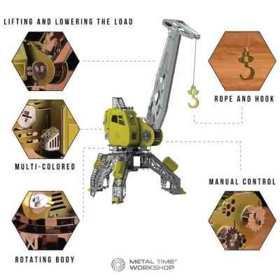 Конструктор Metal Time коллекционная модель Mighty Machine (MT055) Винница