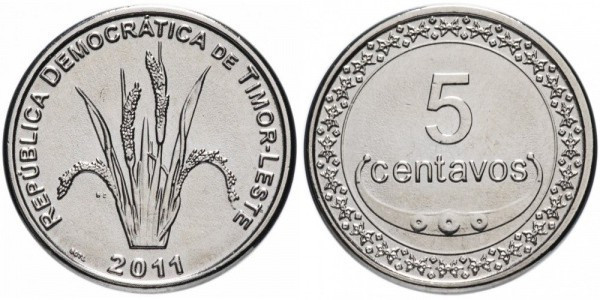 5 сентаво 2011 Восточный Тимор UNC Полтава - изображение 1