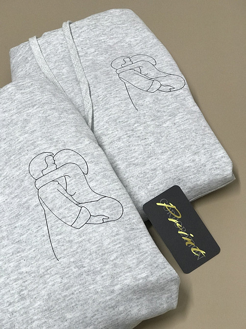 Парні теплі толстовки для закоханих з АРТ КАРТИНКОЮ Чернівці - фото 2