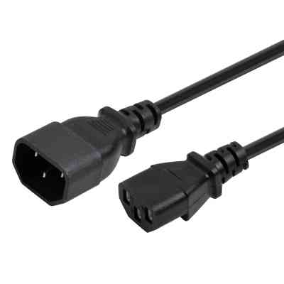 Кабель живлення C13 to C14 1.8m 0.75mm2 copper Vinga (VYPCC13141875CU) Вінниця