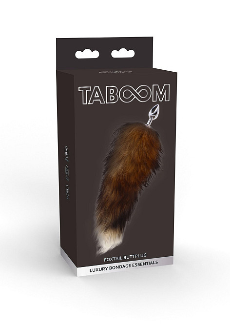 Анальний хвіст із металевою пробкою Foxtail Buttplug TABOOM Sex Aura Київ - фото 6