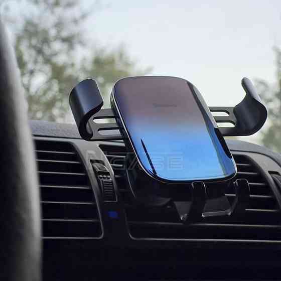 Держатель телефона автомобильный Baseus Glaze Gravity Car Mount черный Львов
