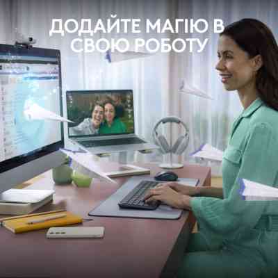 Клавиатура Logitech K950 Bluetooth/Wireless UA Graphite (920-012465) Винница