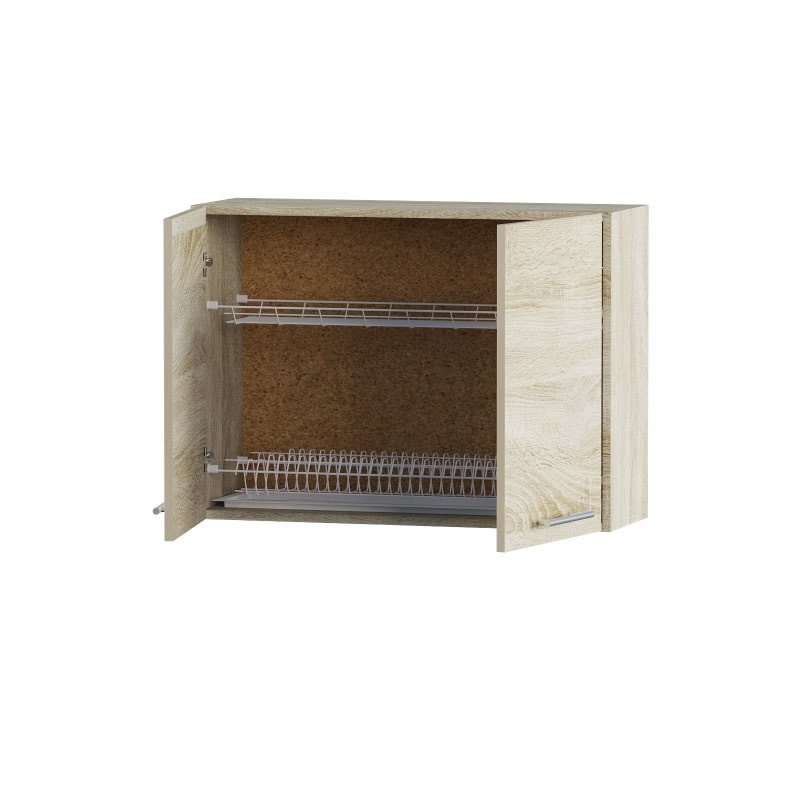 Кухонный модуль с сушилкой для посуды Эверест Эко 800 дуб сонома 80х30х58 см (DTM-2918) Львов - изображение 3