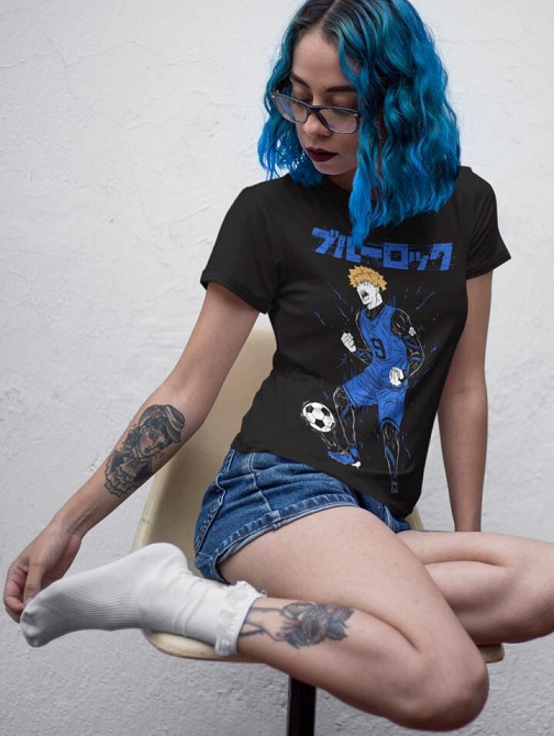 Футболка мужская аниме Ренсуке Кунигами Кунигами Рин оверсайз (S/M/L) Черний AnimeJ1165 Днепр - изображение 10