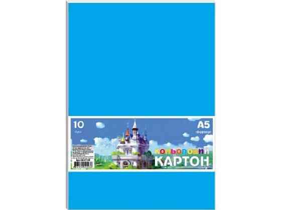 Картон кольоровий, набір 9арк., А4, в п/п пакеті КА4309Е ТМ ГРАФІКА   Solmir Київ