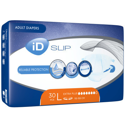 Підгузки для дорослих ID Slip Extra Plus Large талія 115-155 см. 30 шт. (5411416047667) Вінниця - фото 2