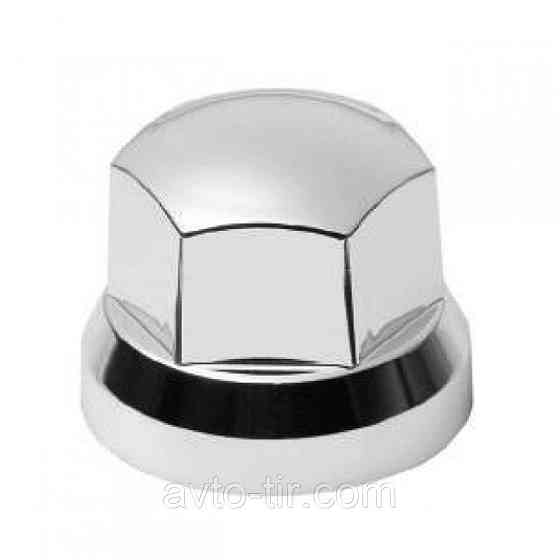 Ковпачок пластиковий на гайку низький 33 мм нікель Луцьк