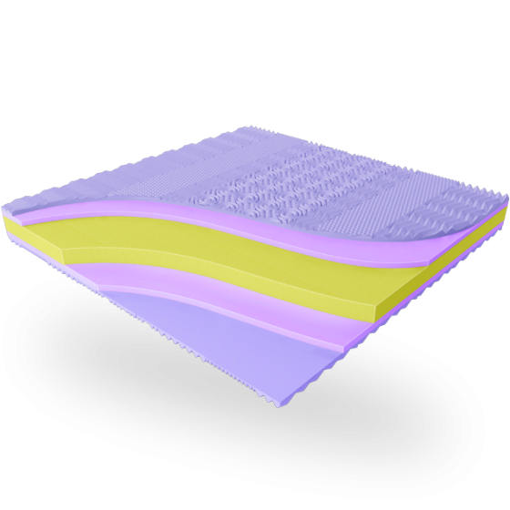 Ортопедический матрас Arabeska Boho /Бохо беспружинный (монолитный блок) ТМ ЕММ 160х200 Харьков