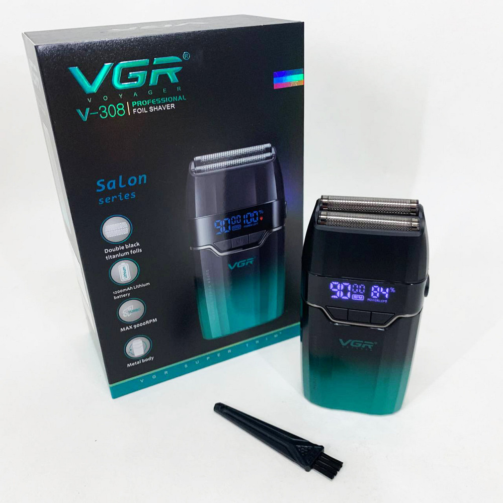 Електробритва-шейвер чоловіча VGR V-308, Електрична бритва джемей акумуляторна, Портативна бритва ES-98 Львів - фото 10