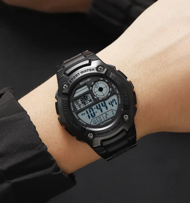 Часы мужские наручные Skmei 2473 Черный Киев - изображение 6