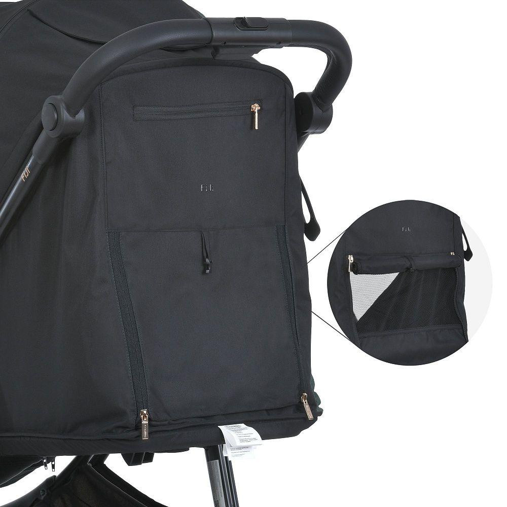 Коляска дитяча EL CAMINO FIJI Black Matt прогулянкова з чохлом та москітною сіткою Чорний (ME 1113-2) Чернігів - фото 6