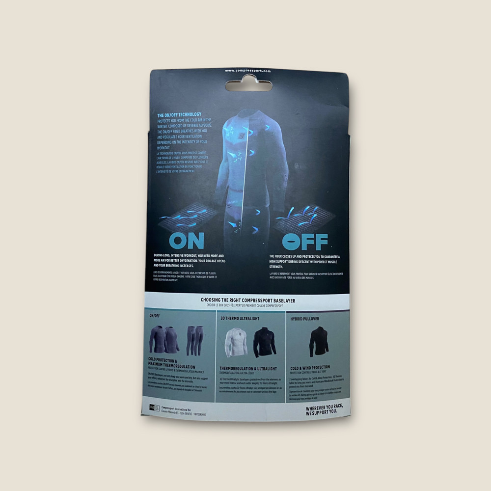 Футболка Compressport On/Off Base Layer LS М сірий L (р) Київ - фото 5