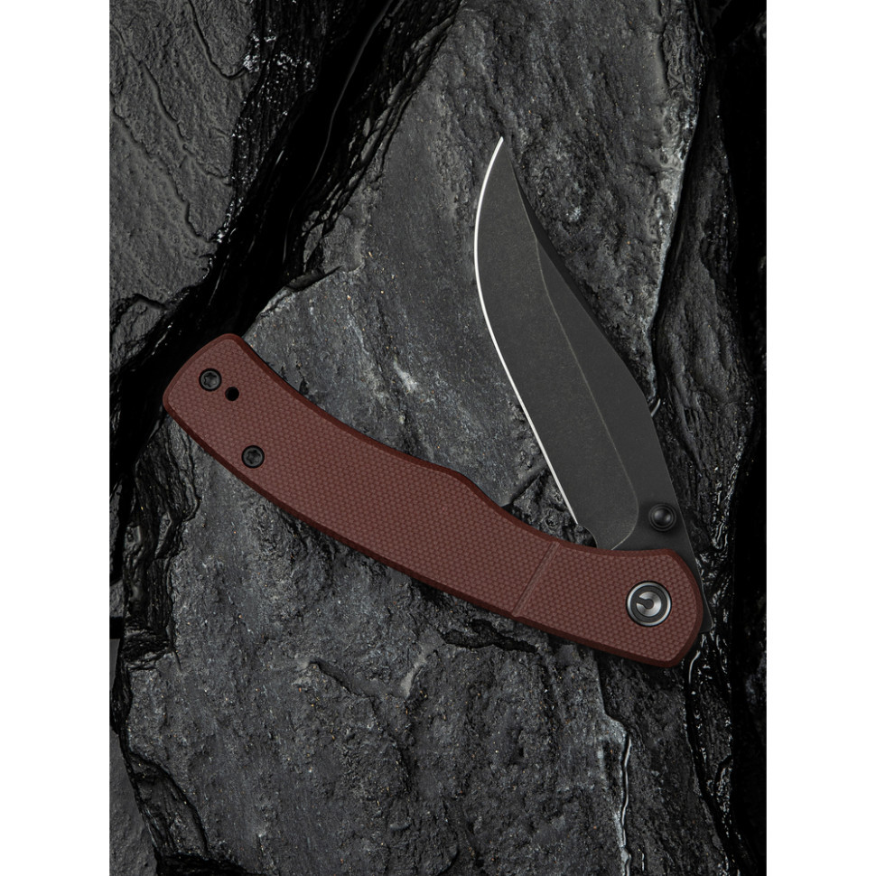 Ніж складаний кишеньковий Civivi Clingman, (7.6 см) Nitro-V / G10 темно-червоний Киев - изображение 12