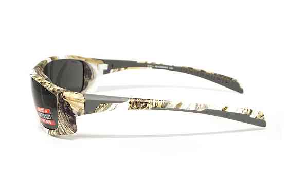 Окуляри захисні Global Vision Hercules-5 White Camo (gray), сірі в камуфльованій оправі Запоріжжя