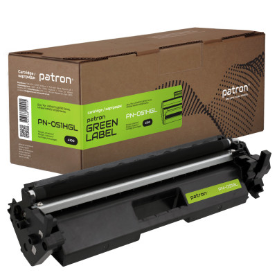 Картридж Patron CANON 051H GREEN Label (PN-051HGL) Винница - изображение 1