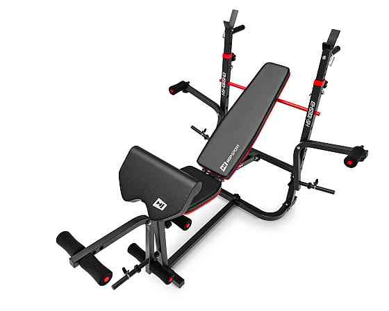 Набір Hop-Sport Premium 69кг з лавою HS-1065HB Pro та штангою Киев