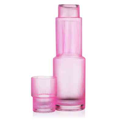 Графин Ardesto 800мл, боросилікатне скло, рожевий (AR2690GPN) Винница