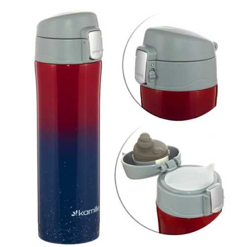 Термос 450мл нержавіюча сталь (мікс) KAMILLE 2095 Житомир - фото 10