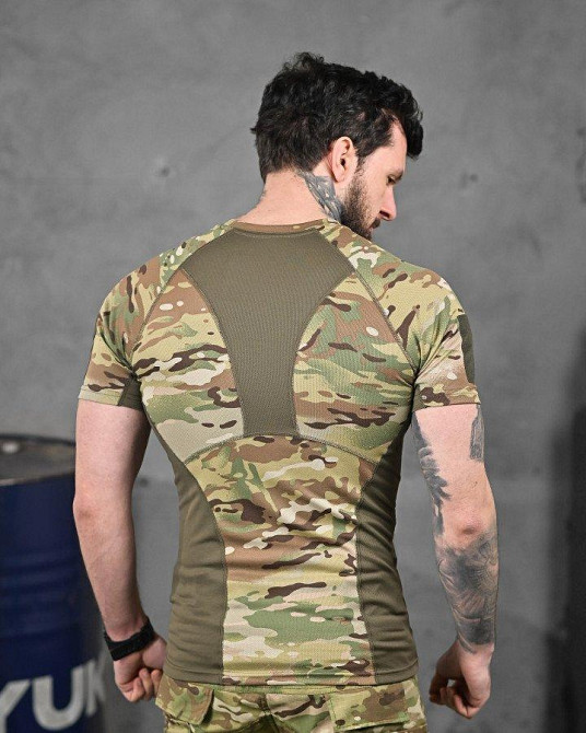 Тактична футболка потоотводная AXEL мультикам ВТ6731 Одеса - фото 4