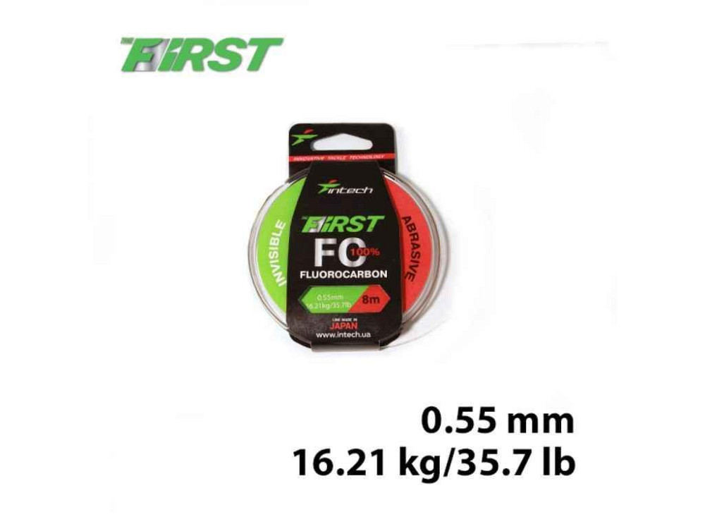 Флюорокарбон First FC 0,60мм 19,42кг 8м ТМ INTECH Киев - изображение 1