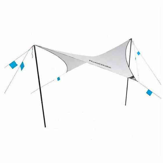 Тент для кемпінгу Naturehike Rhombus NH19TM003, 150D / Silver Coated, 402*268 см, сірий Київ