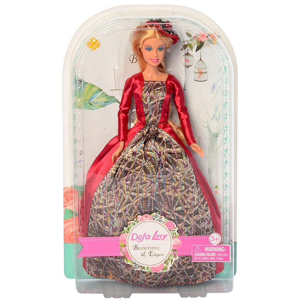 Лялька Defa в пишній червоній сукні 29см (8407) Чернігів - фото 1