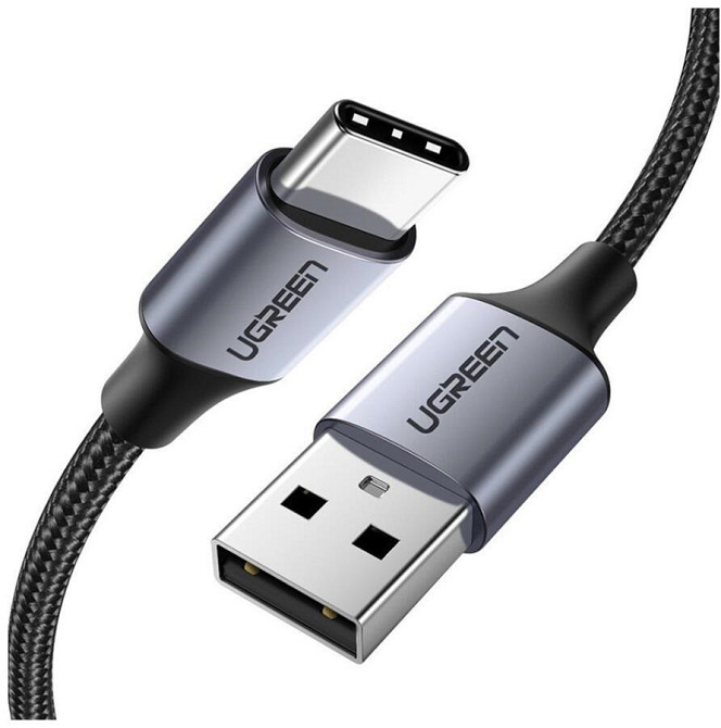 Кабель UGREEN USB-A to USB-C 1м черный Киев - изображение 6