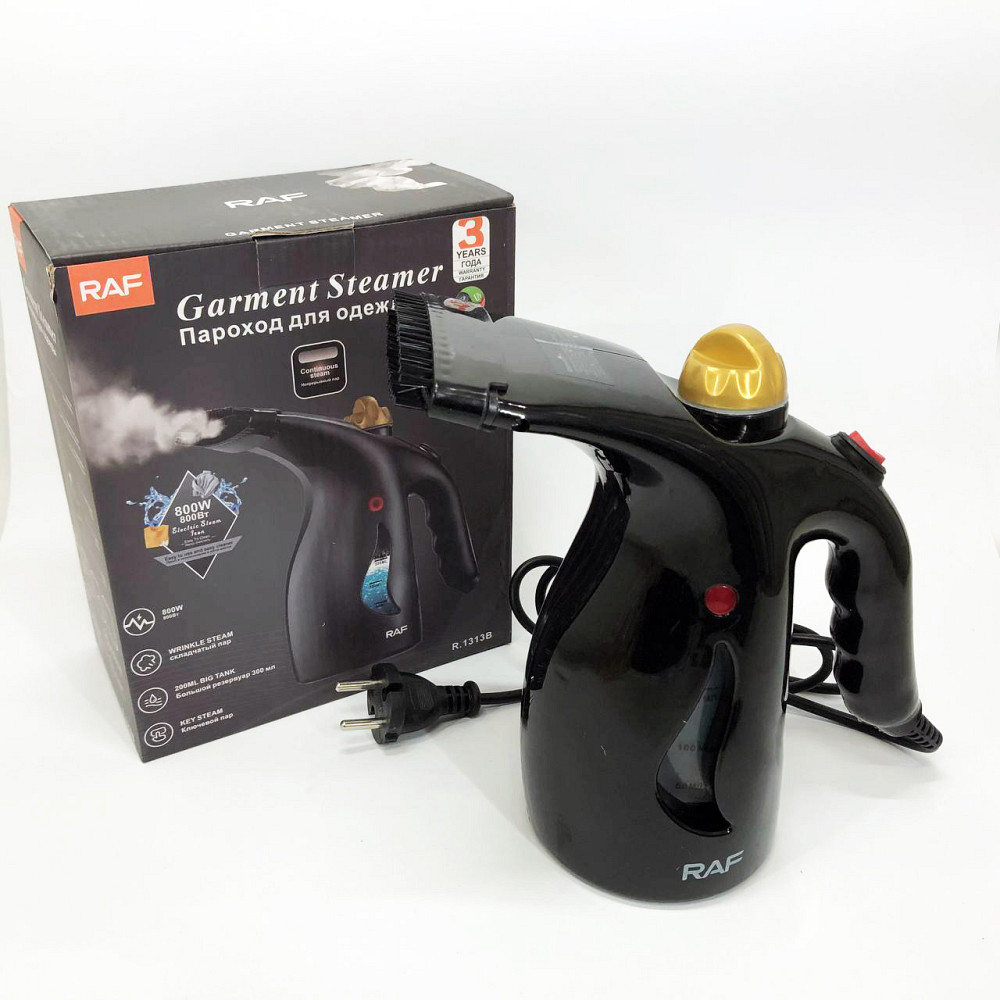 Універсальний відпарювач-пароочисник RAF, Компактна парова праска для подорожей, Пароочисники для штор MZ-75 Львів - фото 4