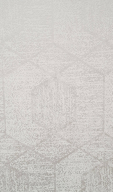 Шпалери вінілові на флізеліні Marburg Memoria 1.06х10 геометрія фігури роми сріблясті на білому Київ - фото 2