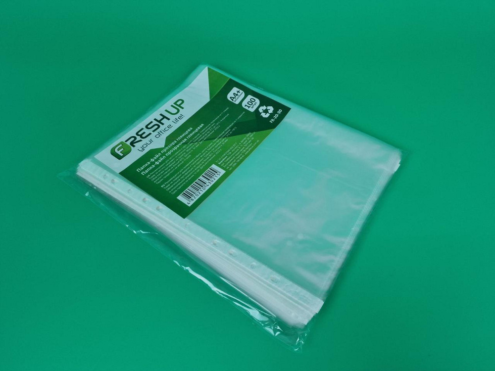 Канцелярські файли для документів. А4 FRESH (40 мк) (100 шт.) Харків - фото 3