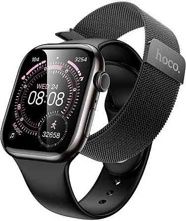 Смарт часы HOCO Y42 Bluetooth звонки 2.01 2 ремешки. Харьков