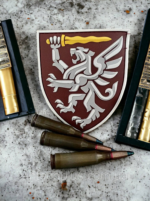 “80 ОДШБр ДШВ ЗСУ” шеврон / патч парадный Киев - изображение 1