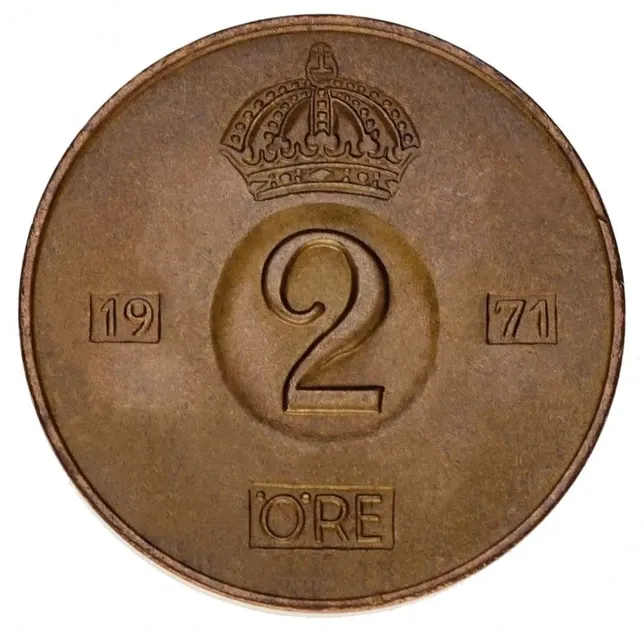 Швеция 2 эре 1971год (1) Полтава - изображение 1