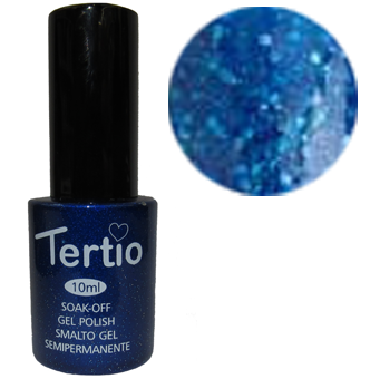 TERTIO гель - лак № 078(лазурный с блестками) 10 мл Киев