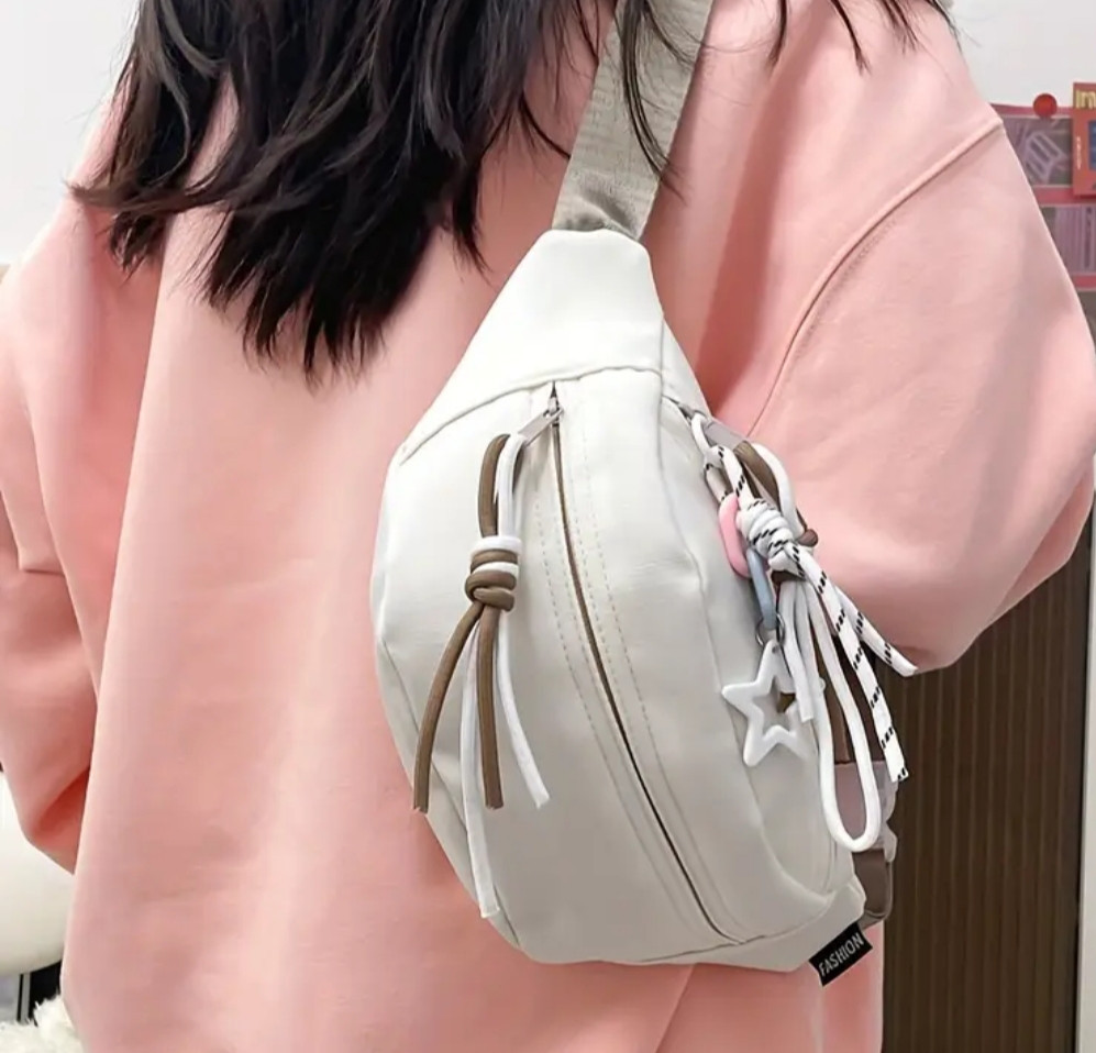 Сумка женская бананка светлая поясная сумка Киев - изображение 1